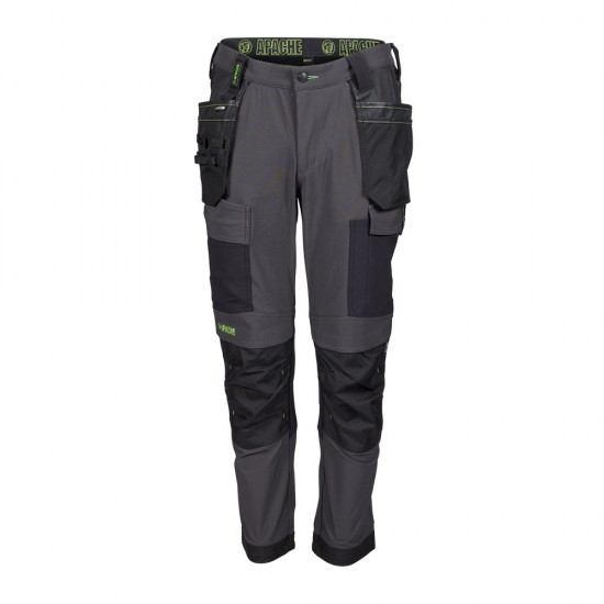 Calgary stretch trousers Grey/Black