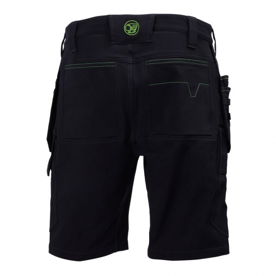 Apache Whistler Black 4-Way Stretch Short