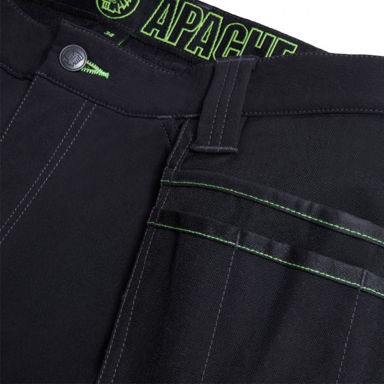 Apache Whistler Black 4-Way Stretch Short