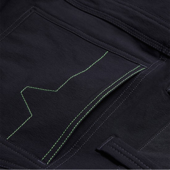 Apache Whistler Black 4-Way Stretch Short