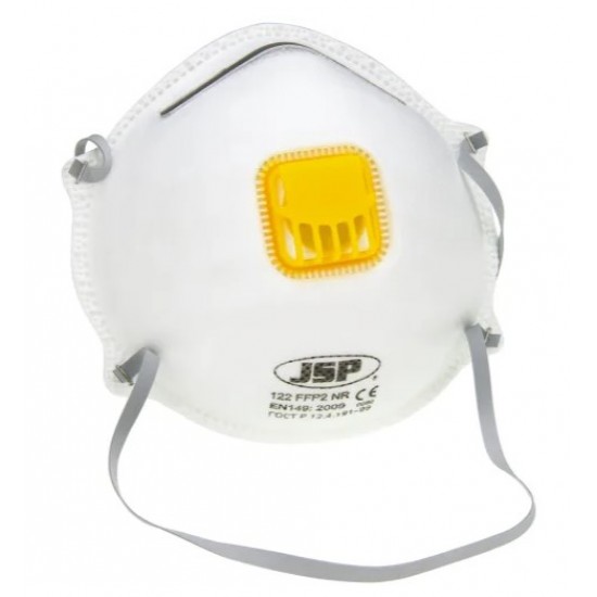 JSP disposable moulded valved FFP2 mask box 10