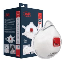 JSP disposable moulded valved FFP3 mask box 5