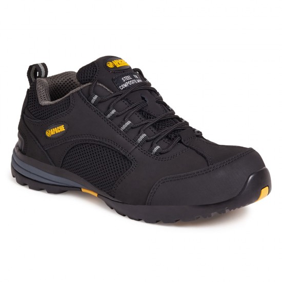 Black safety trainer