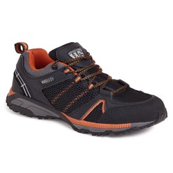 Black / Orange sports safety trainer